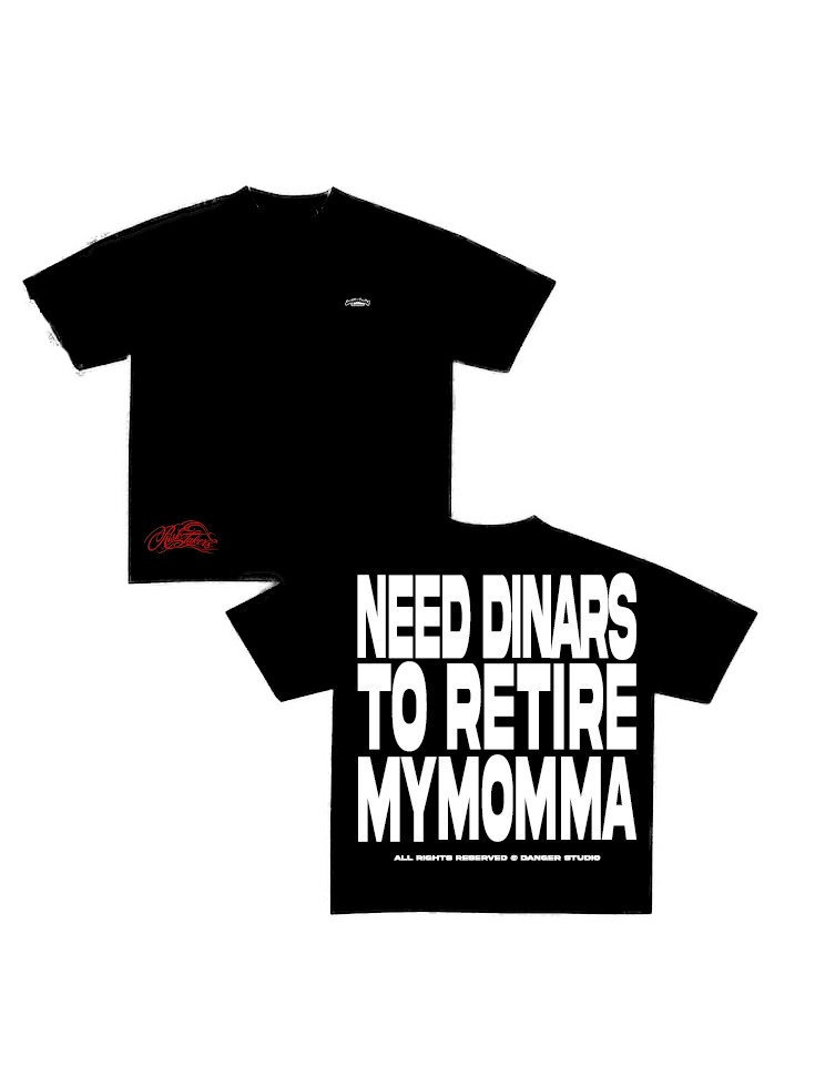 Dinar Dreams Tee — Black