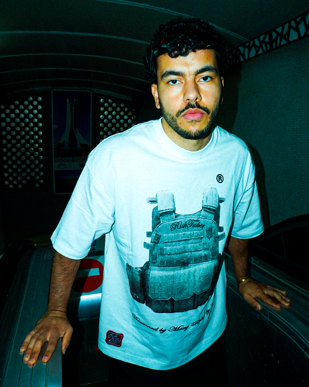 Risk Taker Vest Tee (White)