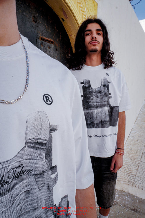Risk Taker Vest Tee (White)