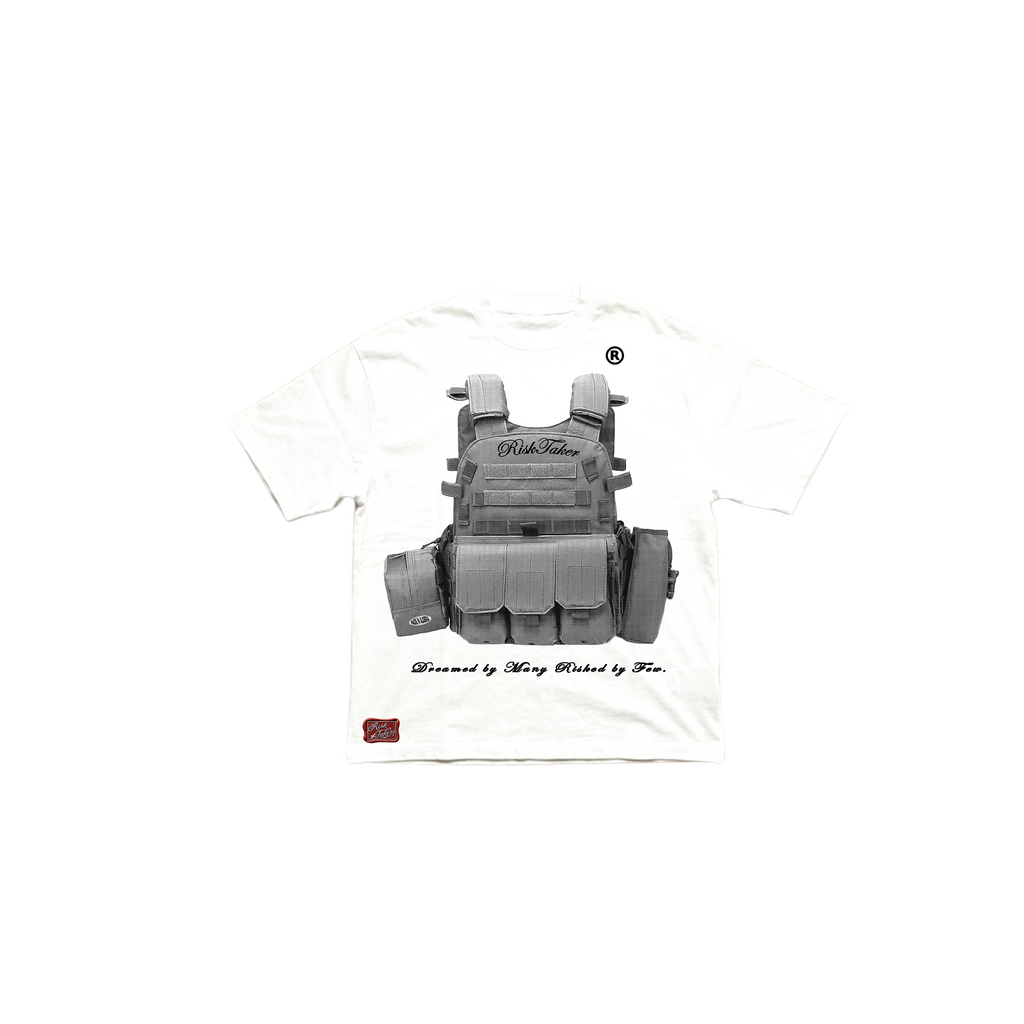Risk Taker Vest Tee (White)