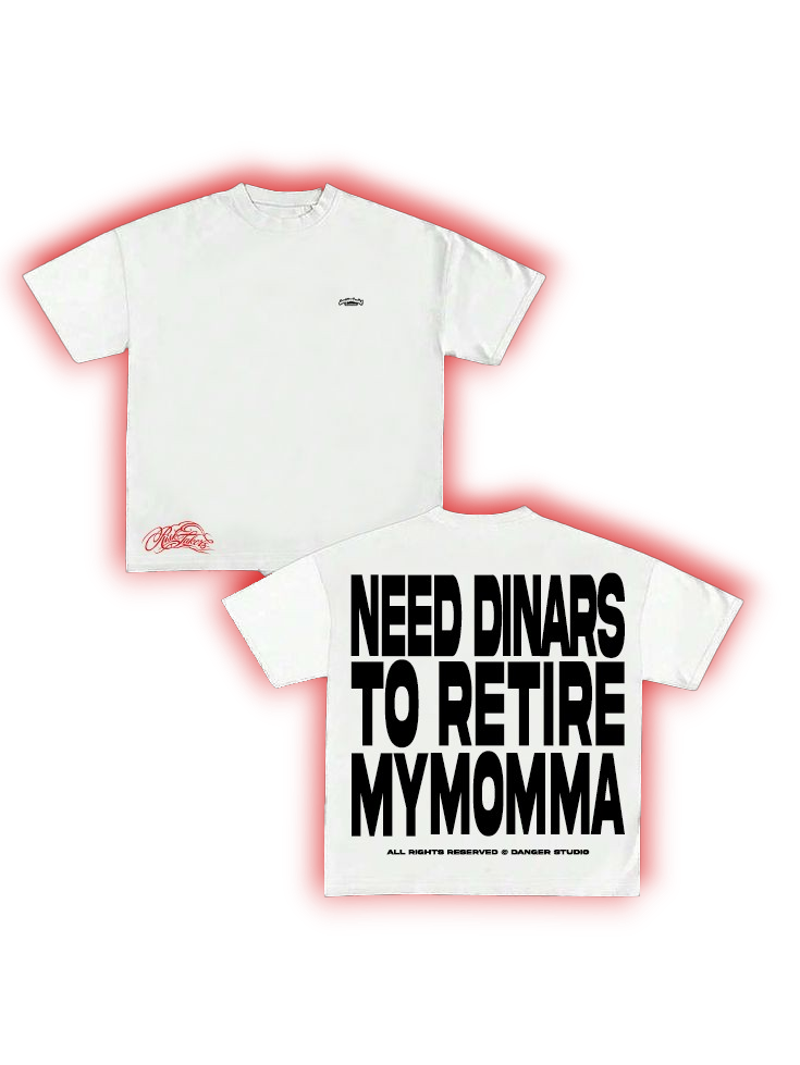 Dinar Dreams Tee — White